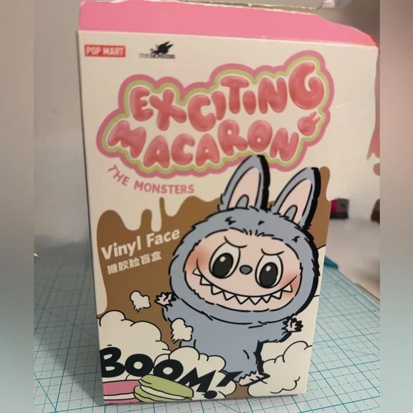 Authentic Pop Mart Macaron Sesame Bean Labubu (opened) - Picture 4 of 7